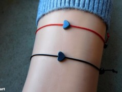 Náhrdelník - černý a modrý