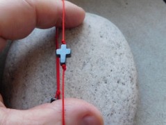 Náhrdelník - černý a modrý