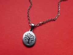 Náhrdelník - černý a modrý