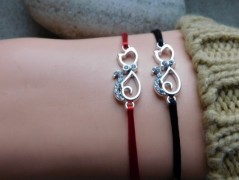 Náhrdelník - černý a modrý