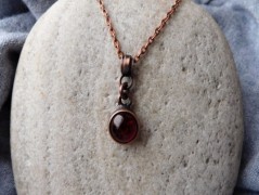 Náhrdelník - černý a modrý