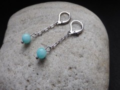 Náhrdelník - černý a modrý