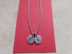 Náhrdelník - černý a modrý