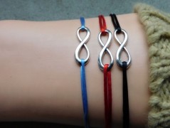 Náhrdelník - černý a modrý