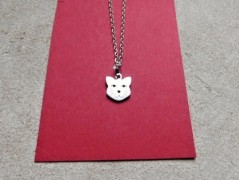 Náhrdelník - černý a modrý