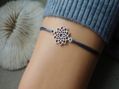 Náhrdelník - černý a modrý