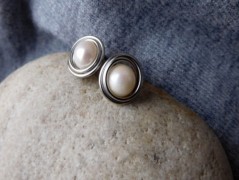 Náhrdelník - černý a modrý