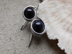 Náhrdelník - černý a modrý