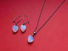 Náhrdelník - černý a modrý