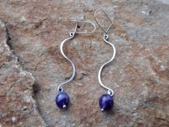 Náhrdelník - černý a modrý