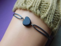 Náhrdelník - černý a modrý