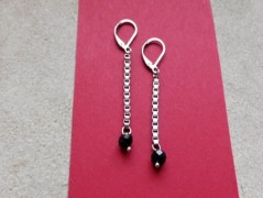 Náhrdelník - černý a modrý