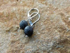 Náhrdelník - černý a modrý