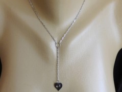 Náhrdelník - černý a modrý