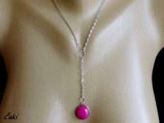 Náhrdelník - černý a modrý