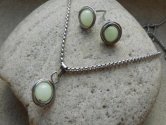 Náhrdelník - černý a modrý