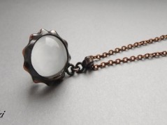 Náhrdelník - černý a modrý