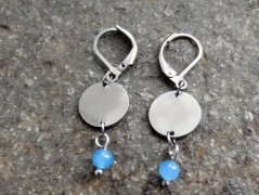 Náhrdelník - černý a modrý