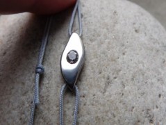 Náhrdelník - černý a modrý