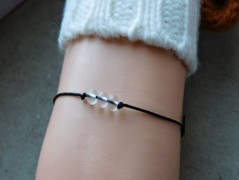 Náhrdelník - černý a modrý