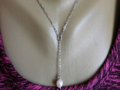 Náhrdelník - černý a modrý