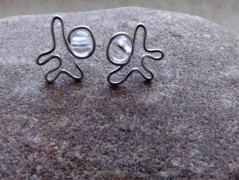 Náhrdelník - černý a modrý