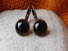 Náhrdelník - černý a modrý