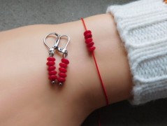 Náhrdelník - černý a modrý