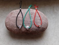 Náhrdelník - černý a modrý