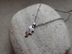 Náhrdelník - černý a modrý