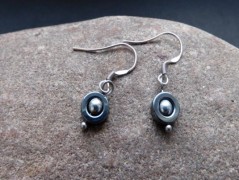 Náhrdelník - černý a modrý