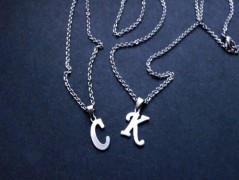 Náhrdelník - černý a modrý