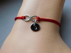 Náhrdelník - černý a modrý