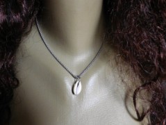 Náhrdelník - černý a modrý