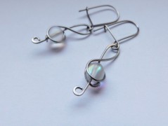 Náhrdelník - černý a modrý