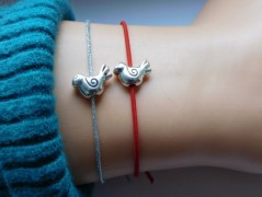 Náhrdelník - černý a modrý