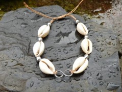 Náhrdelník - černý a modrý