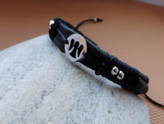 Náhrdelník - černý a modrý