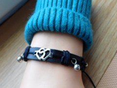 Náhrdelník - černý a modrý