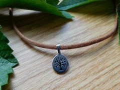 Náhrdelník - černý a modrý