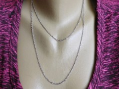 Náhrdelník - černý a modrý