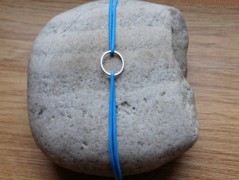 Náhrdelník - černý a modrý