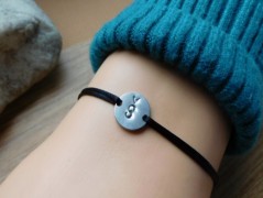 Náhrdelník - černý a modrý