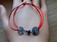 Náhrdelník - černý a modrý