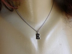 Náhrdelník - černý a modrý