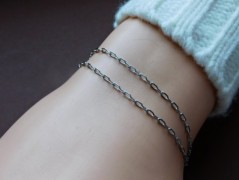 Náhrdelník - černý a modrý