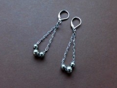 Náhrdelník - černý a modrý