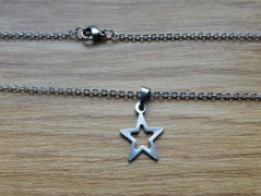 Náhrdelník - černý a modrý