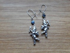 Náhrdelník - černý a modrý