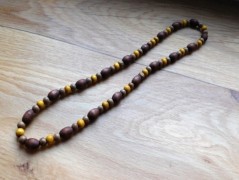 Náhrdelník - černý a modrý